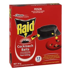 Raid Cockroach Bait 12 Pack - RapidClean North West WA